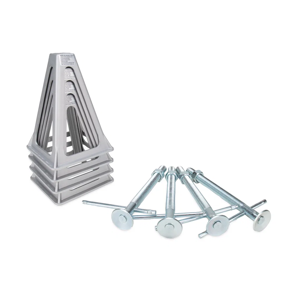 44560 – CAMCO Trailer Stabilizer Jack Stand, Use To Stabilize Motorhome/ Travel Trailer or Camper While Parked Manual...